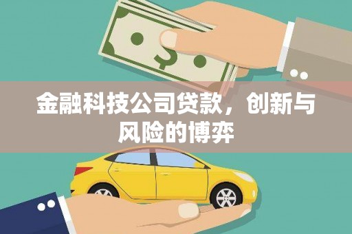 钦北金融科技公司贷款，创新与风险的博弈