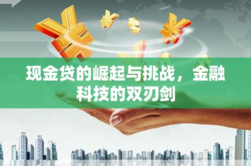 钦北现金贷的崛起与挑战，金融科技的双刃剑