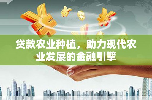 钦北贷款农业种植，助力现代农业发展的金融引擎
