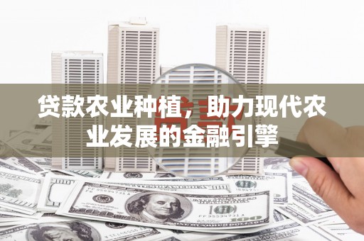 钦北贷款农业种植，助力现代农业发展的金融引擎