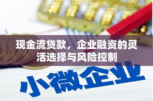 钦北现金流贷款，企业融资的灵活选择与风险控制