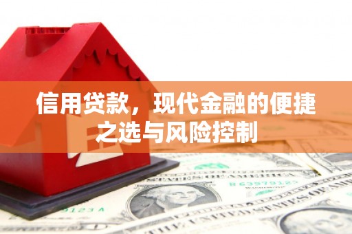 钦北信用贷款，现代金融的便捷之选与风险控制