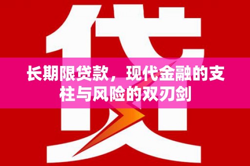 钦北长期限贷款，现代金融的支柱与风险的双刃剑
