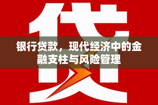 钦北银行贷款，现代经济中的金融支柱与风险管理
