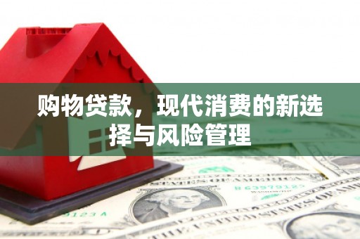 钦北购物贷款，现代消费的新选择与风险管理