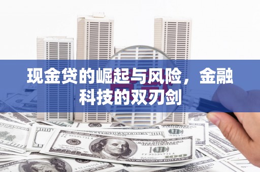 钦北现金贷的崛起与风险，金融科技的双刃剑