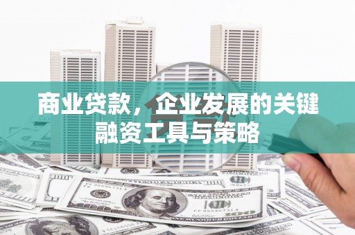 钦北商业贷款，企业发展的关键融资工具与策略