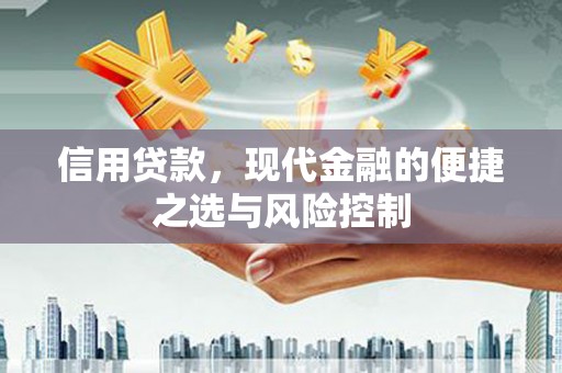 钦北信用贷款，现代金融的便捷之选与风险控制