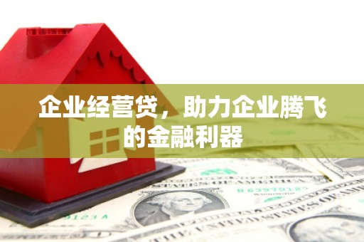 钦北企业经营贷，助力企业腾飞的金融利器