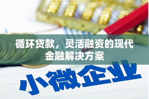 钦北循环贷款，灵活融资的现代金融解决方案
