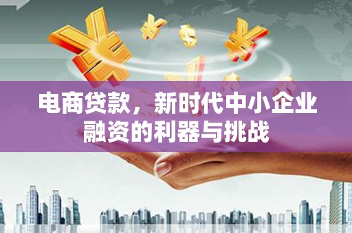 钦北电商贷款，新时代中小企业融资的利器与挑战