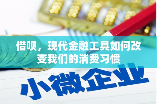钦北借呗，现代金融工具如何改变我们的消费习惯