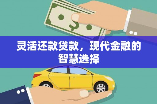 钦北灵活还款贷款，现代金融的智慧选择