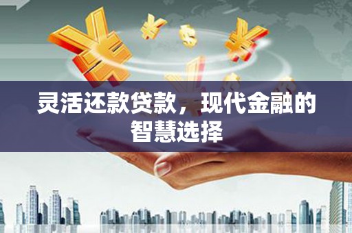 钦北灵活还款贷款，现代金融的智慧选择
