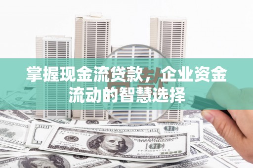 钦北掌握现金流贷款，企业资金流动的智慧选择