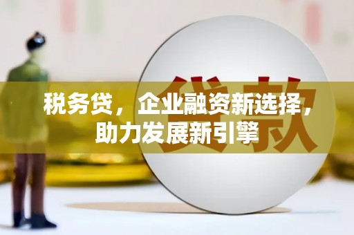 钦北税务贷，企业融资新选择，助力发展新引擎