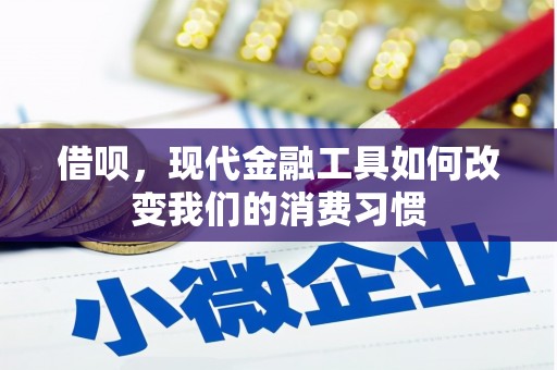 钦北借呗，现代金融工具如何改变我们的消费习惯