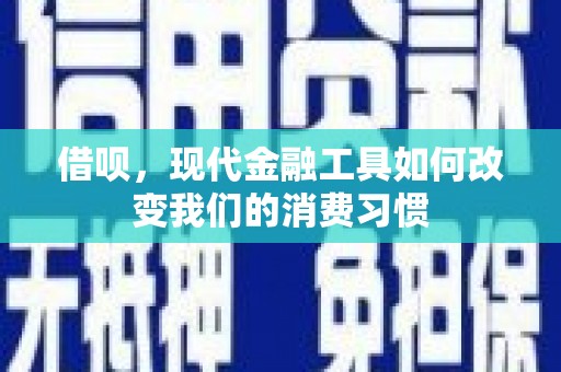 钦北借呗，现代金融工具如何改变我们的消费习惯