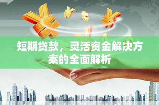 钦北短期贷款，灵活资金解决方案的全面解析
