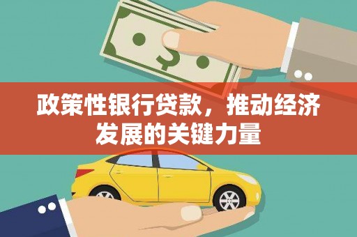 钦北政策性银行贷款，推动经济发展的关键力量