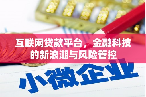 钦北互联网贷款平台，金融科技的新浪潮与风险管控