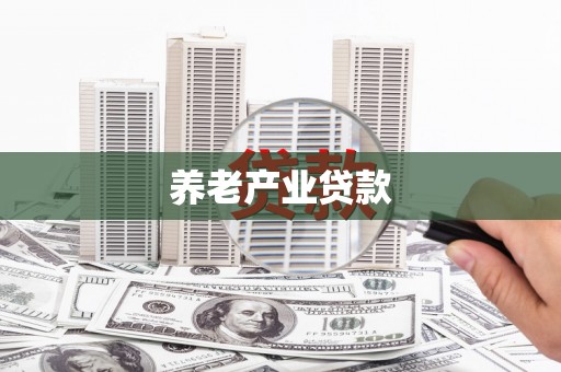 钦北养老产业贷款