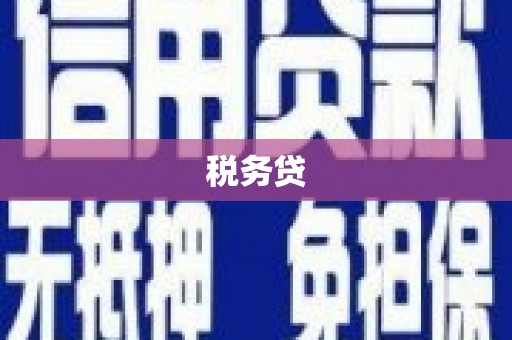 钦北税务贷