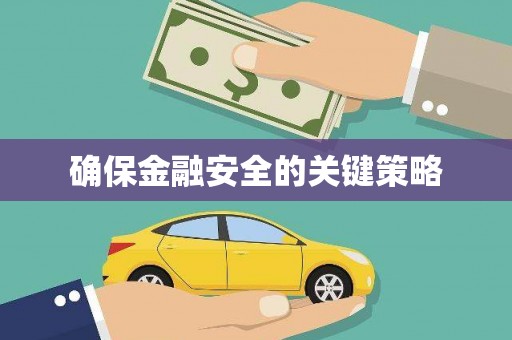 钦北确保金融安全的关键策略